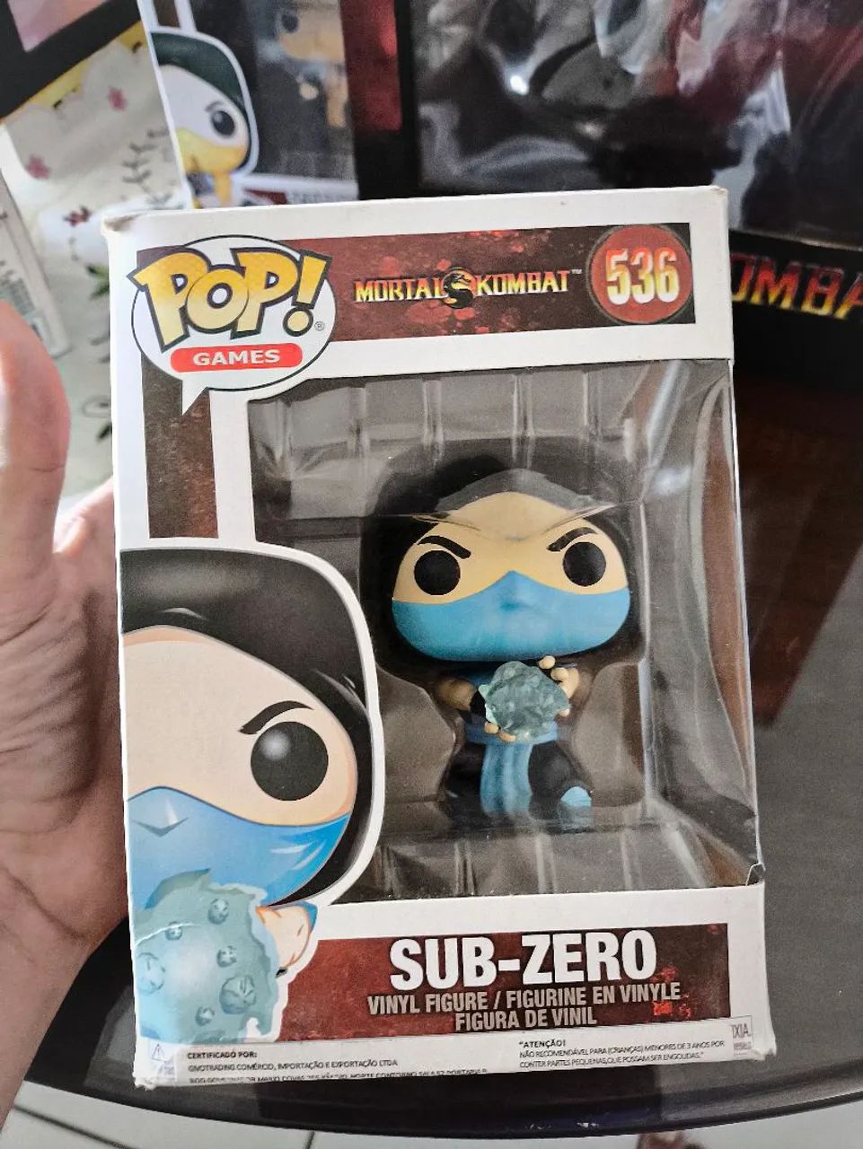Sub-Zero Clássico Mortal Kombat Funko Pop