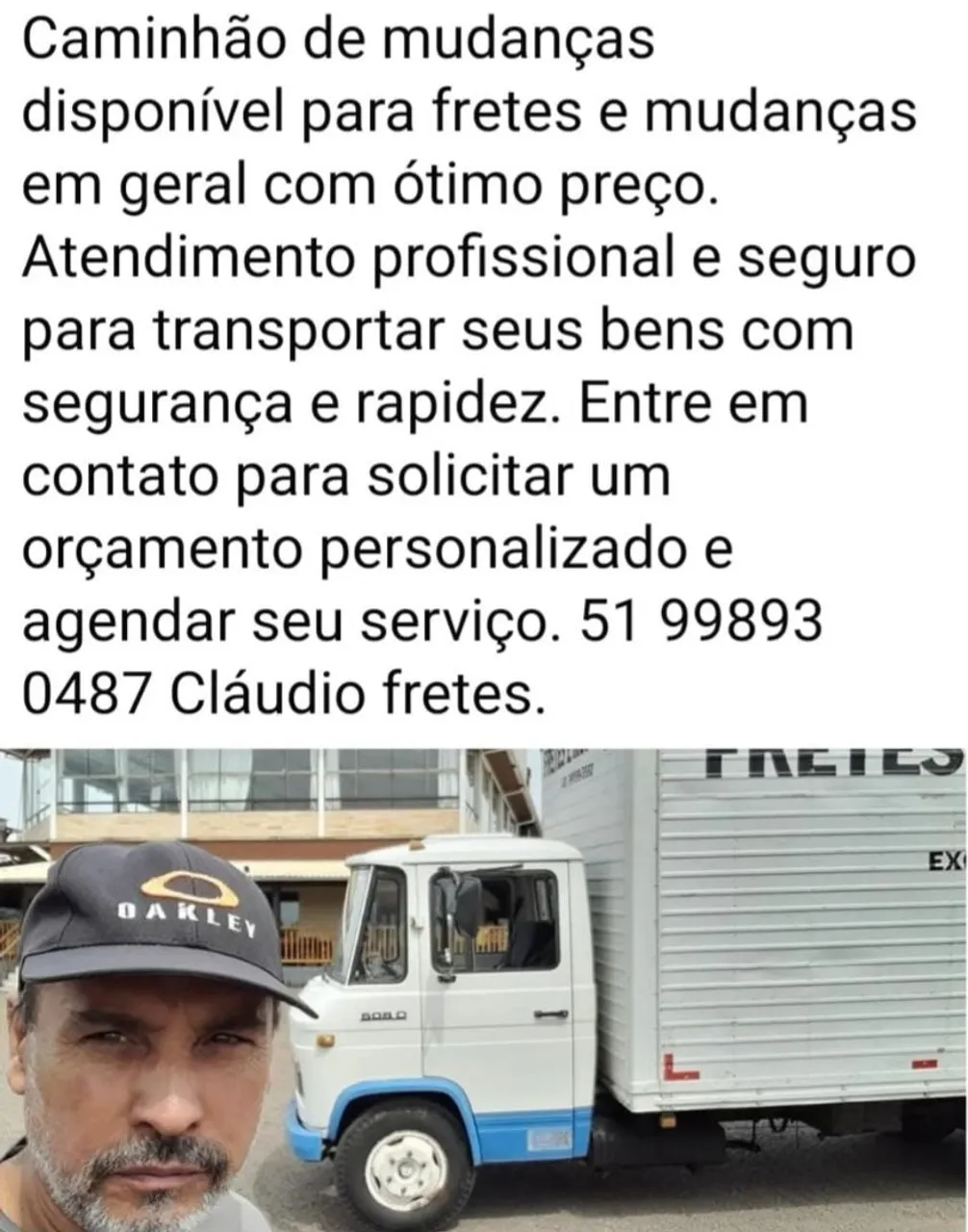 Fretes, mudanças e viagens