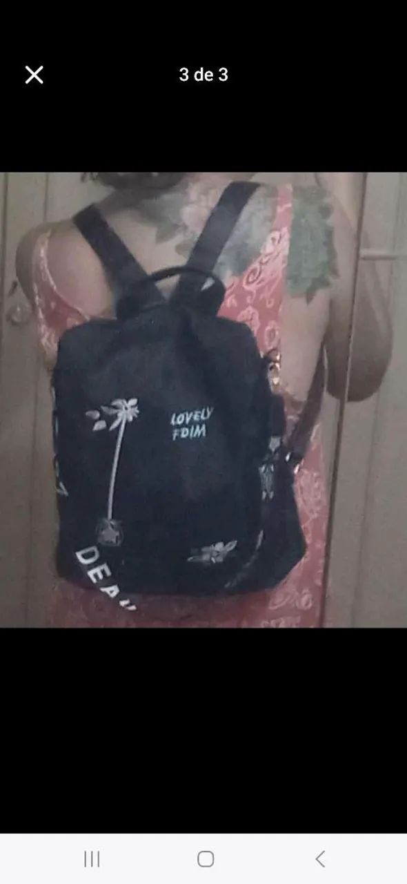 Bolsa Mochila Antifurto Impermeável 