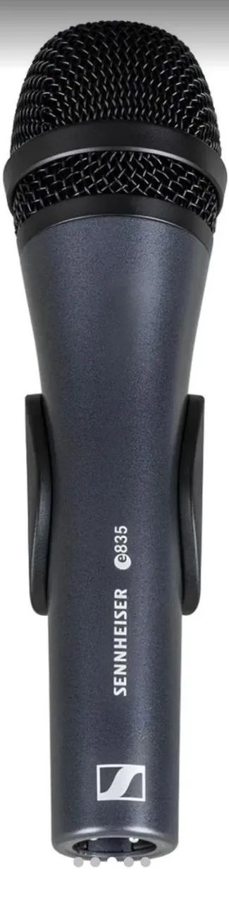 Microfone dinâmico cardióide Sennheiser  E 835 conector Xrl-3  - Foto 2