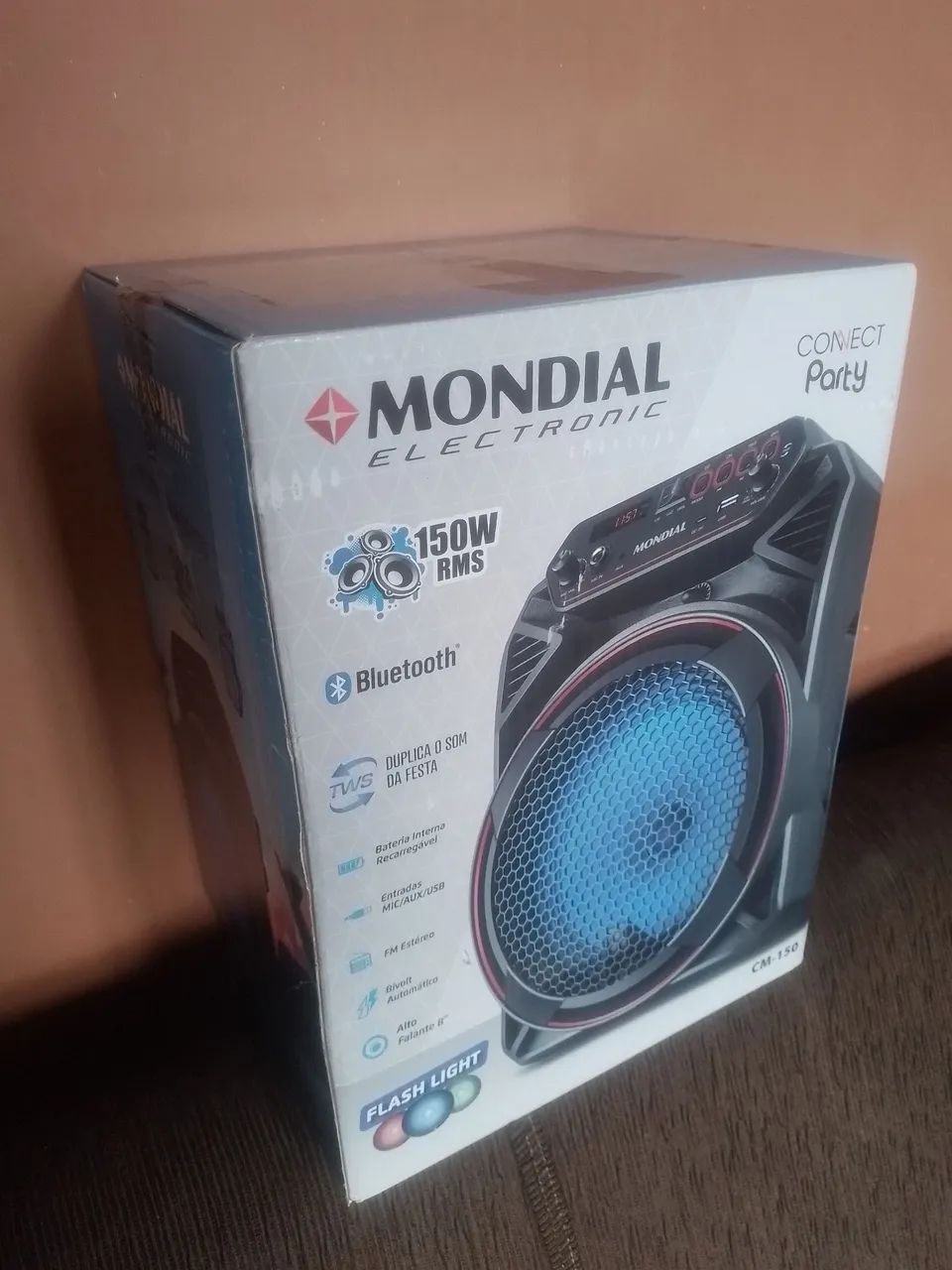Caixa de Som Mondial 150W Bluetooth - Foto 4