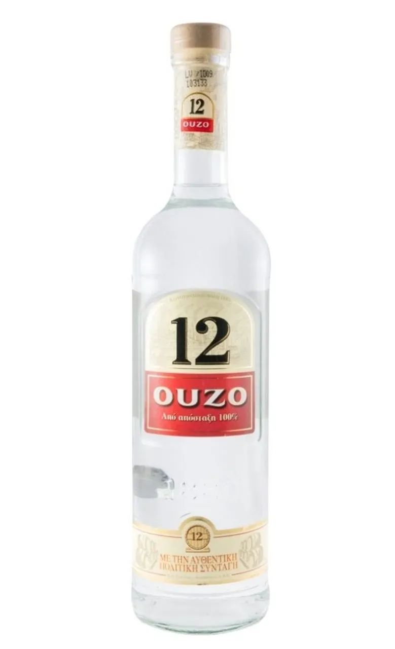 Bebida Ouzo 12 Grega