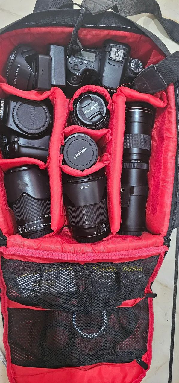 Vende-se Kit Fotográfico Canon - Foto 5