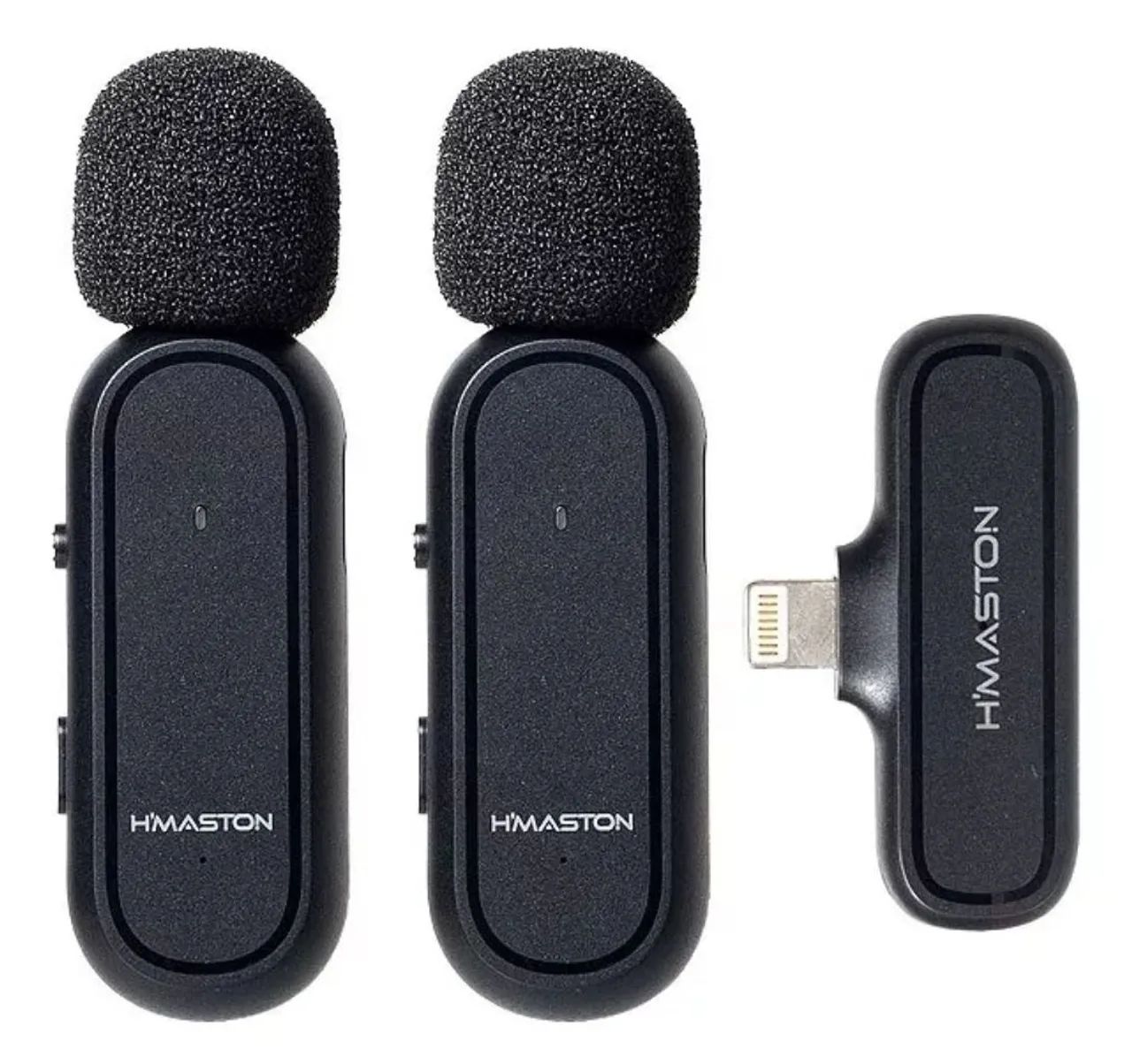 Microfone lapela Hmaston profissional 2 iPhone redutor de ruído
