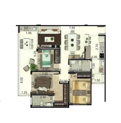 Apartamento à venda, 91 m² - Parque Campolim - Sorocaba/SP