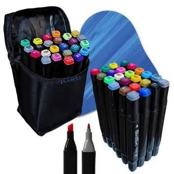 Canetas para Desenho - 40 cores vibrantes