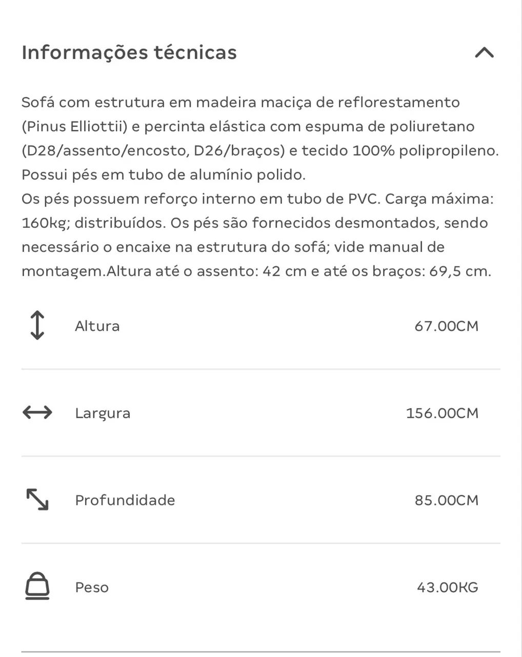 Sofá novo Tok Stok preço imperdível  - Foto 6