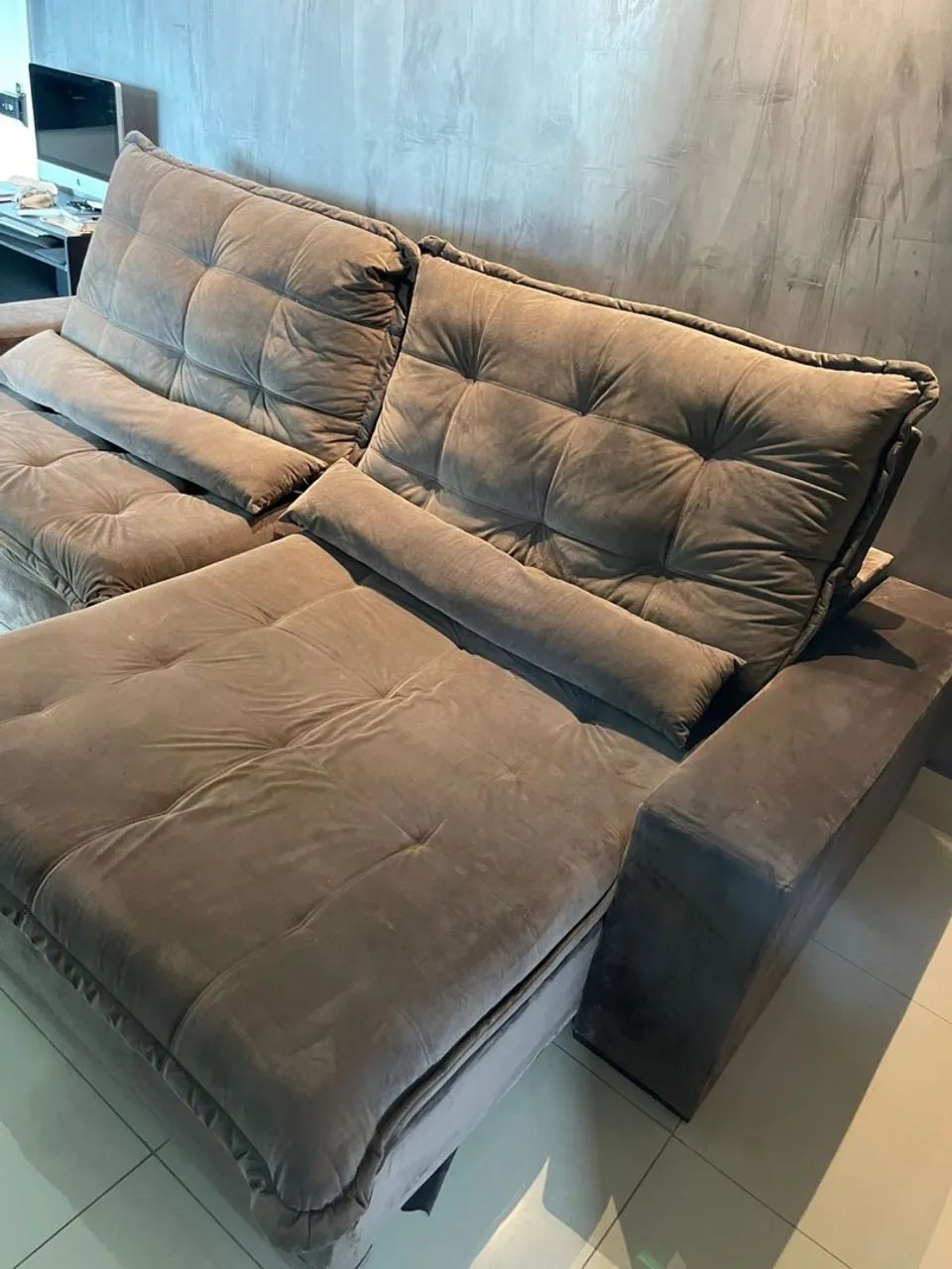 Sofá cama retrátil e reclinável - Foto 3