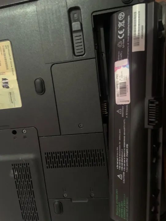 Notebook com defeito