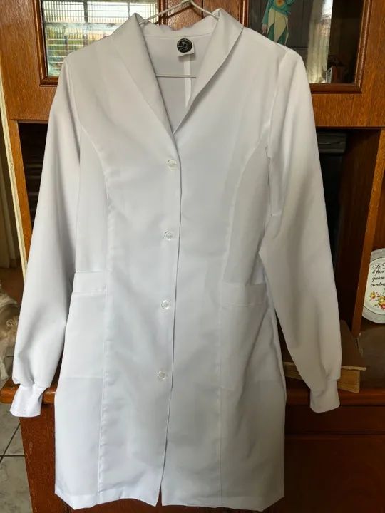 Jaleco Branco Feminino NOVO - Tamanho P - Foto 2