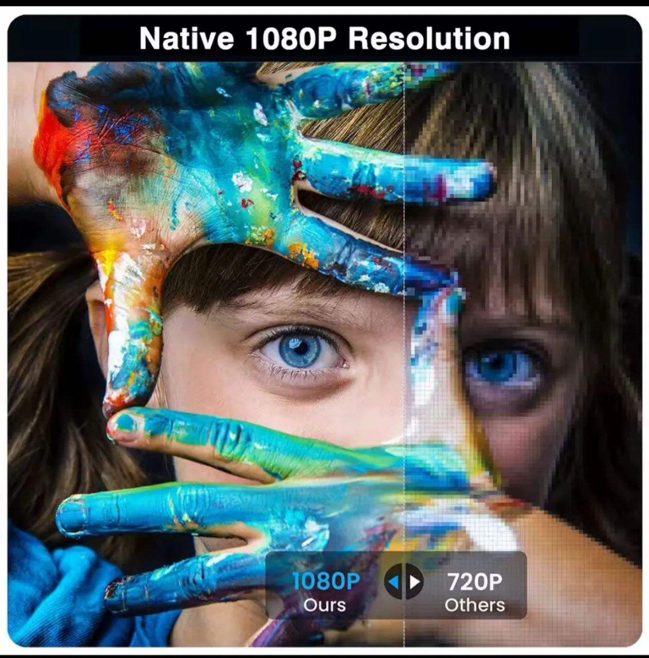 Projetor portatil Touyinger ET32 Full HD 1080p com 1500 ANSI Lumens - 2025  - Foto 2