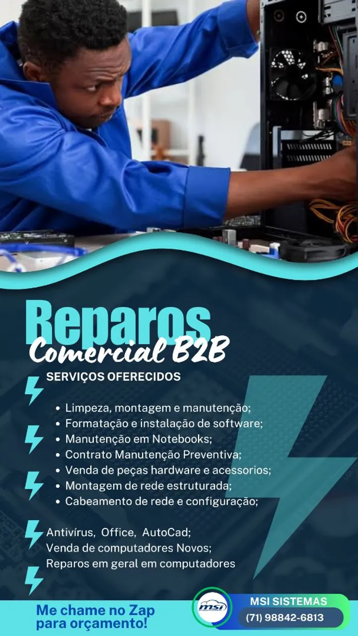 Manutenção em Computador e notebook