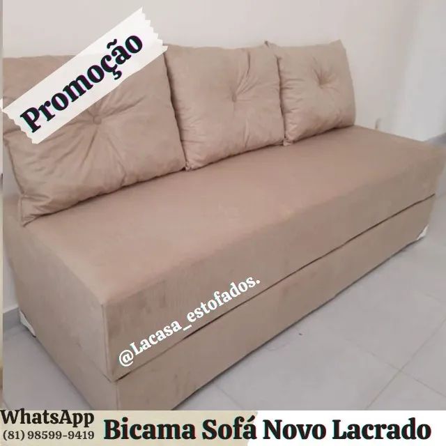 Bicama Sofá - Sofanete com espuma D28