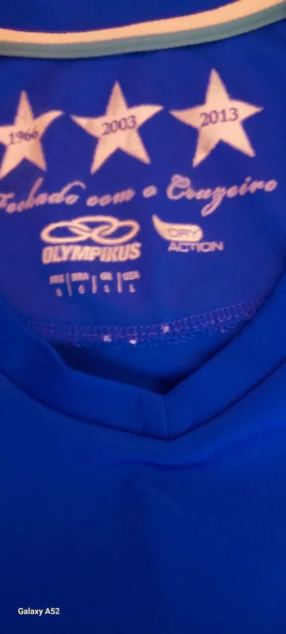 Camiseta de Futebol do Cruzeiro (G)- Banco BMG  - Foto 3