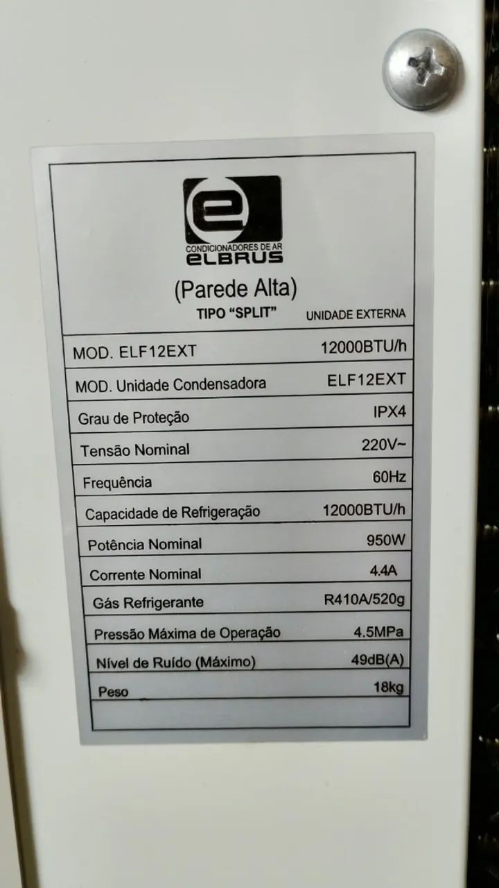 Ar Condicionado Split Elbrus 12.000 BTUs - Foto 4