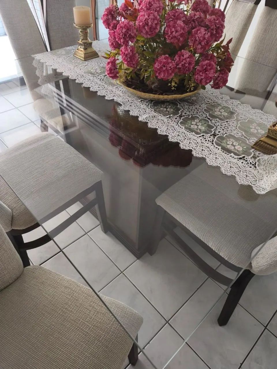 Conjunto mesa e cadeiras alta qualidade  - Foto 4