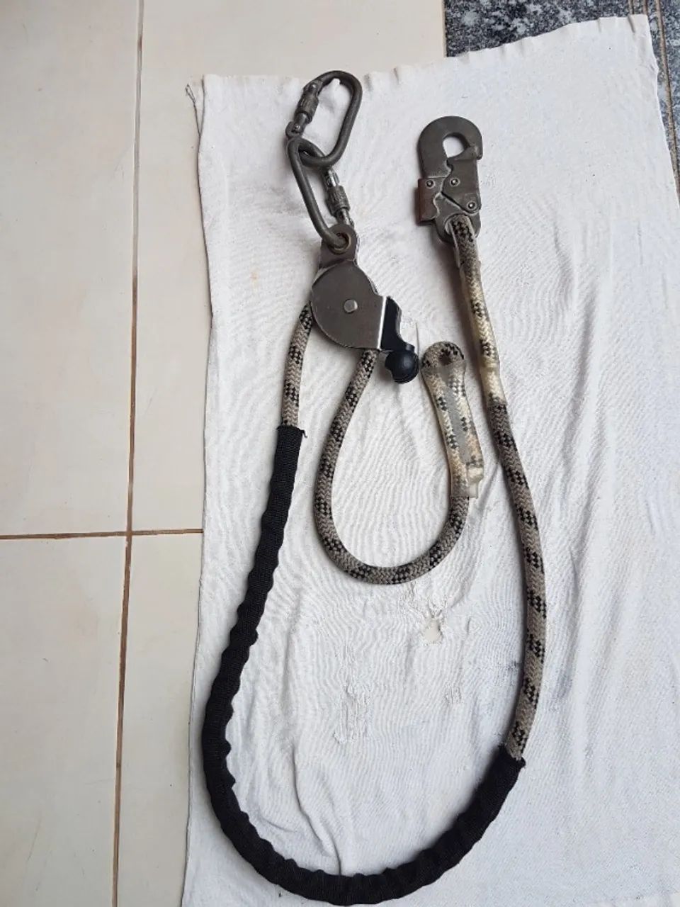 Cinto paraquedista abdominal Apaseg com talabarte - Foto 4