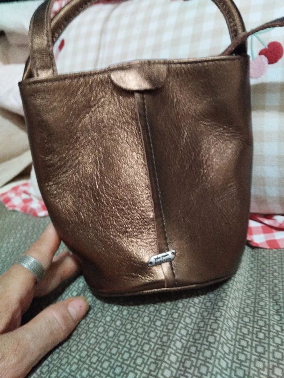 Bolsa jovem de couro Via mia - Foto 2