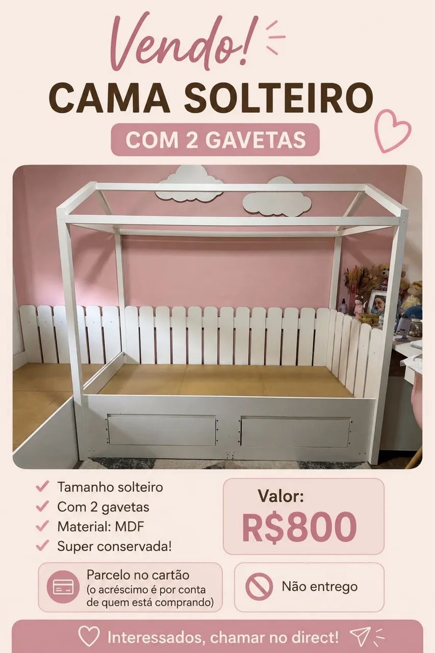 cama de solteiro 
