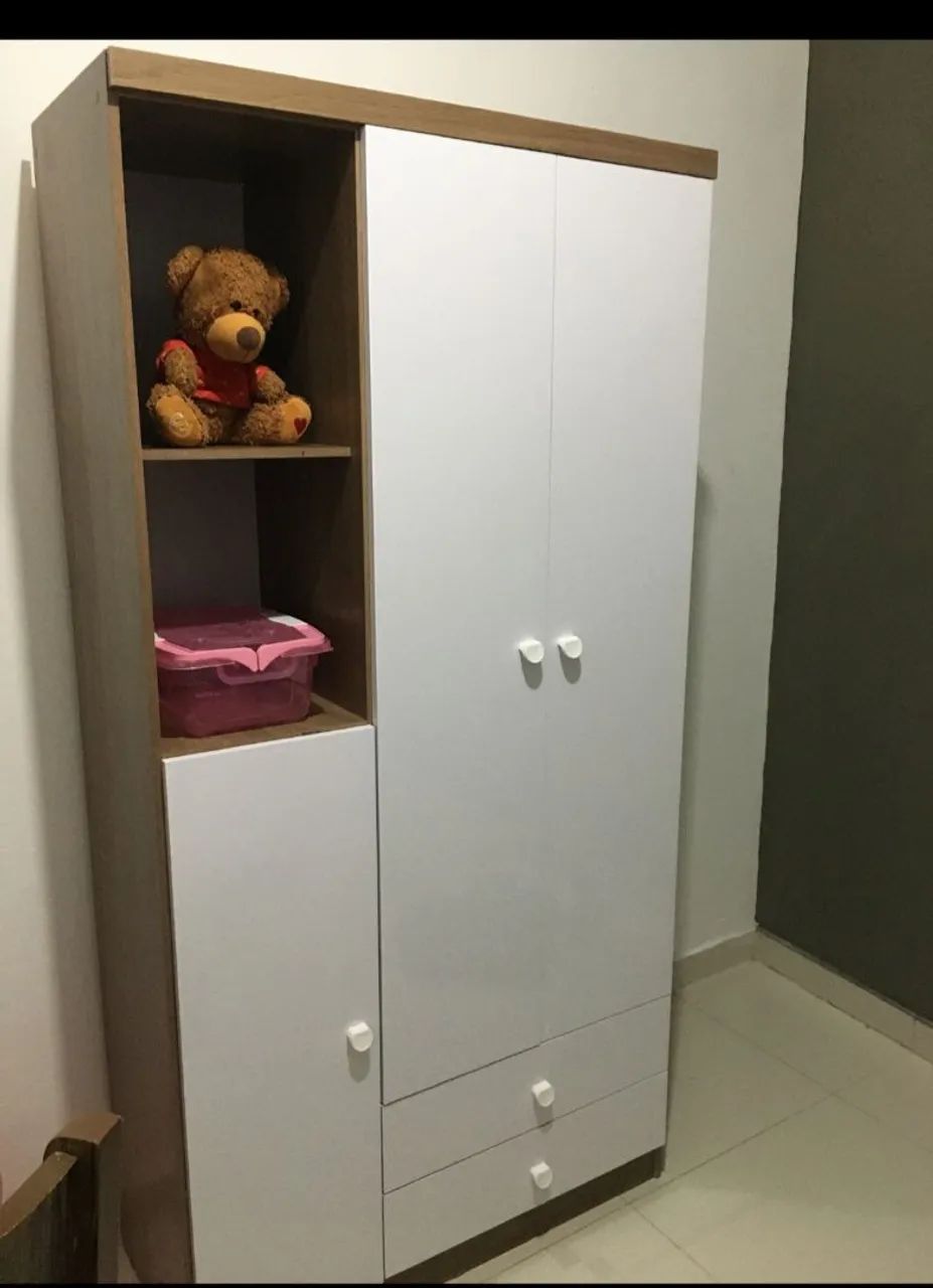 Quarto de bebê completo (Berço, cômoda e guarda roupa) - Foto 4