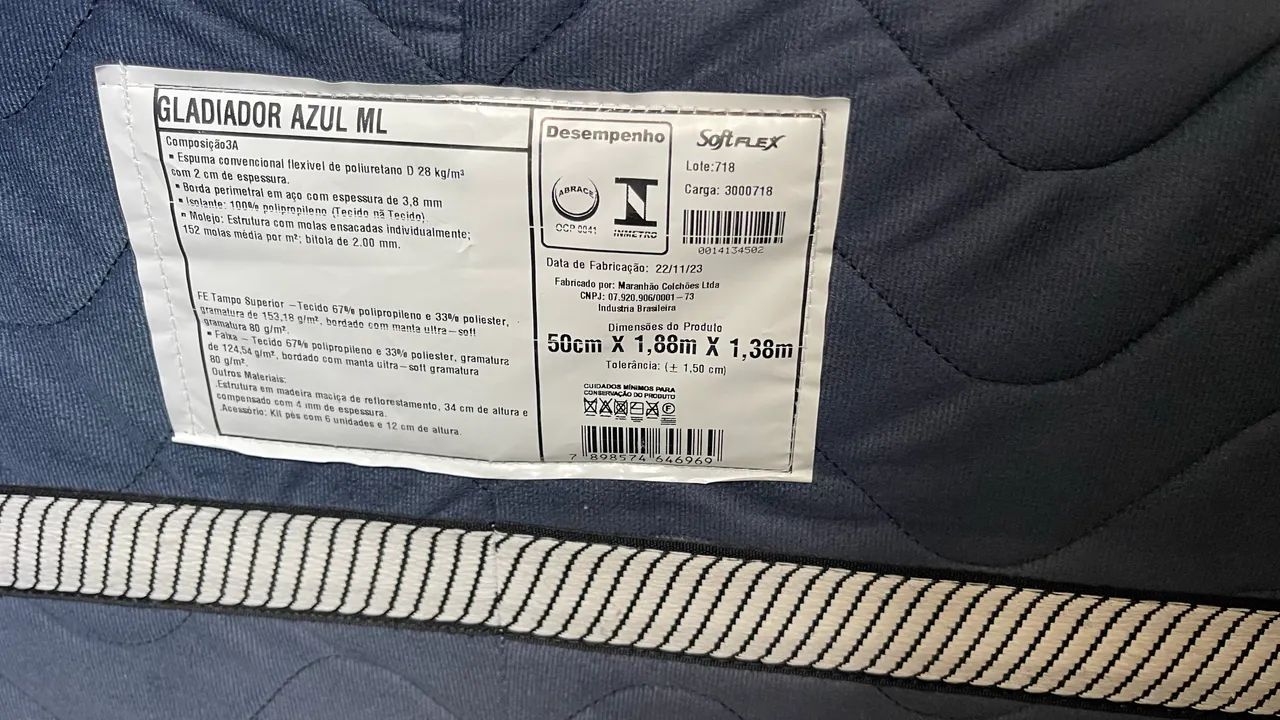Vendo colchão de molas ensacadas  - Foto 3