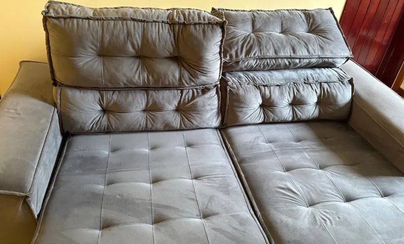 Sofá 3 Lugares Retrátil Reclinável - Foto 2