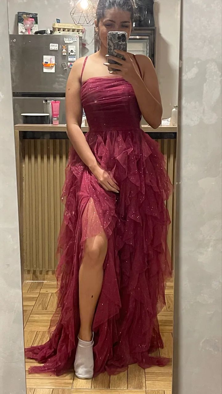 Vestido fúcsia madrinha
