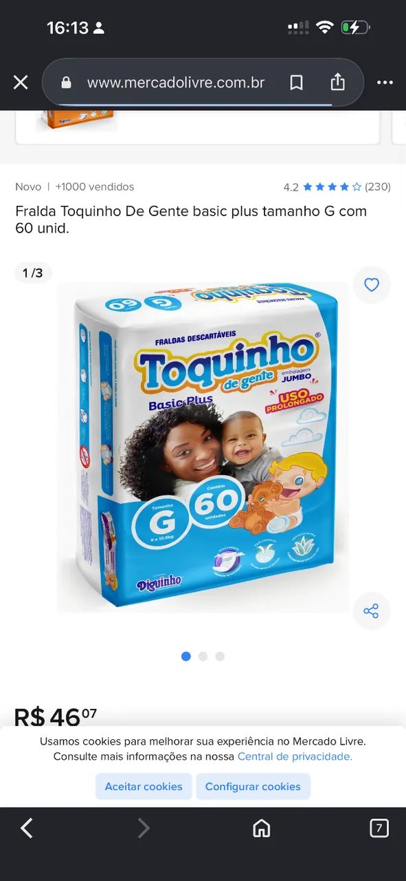 Fralda precinho para zerar o estoque - Foto 2
