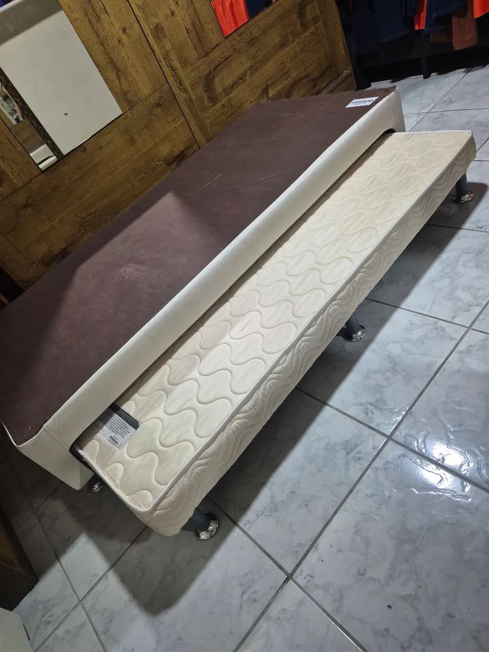 Base conjugada e colchão ortobom
