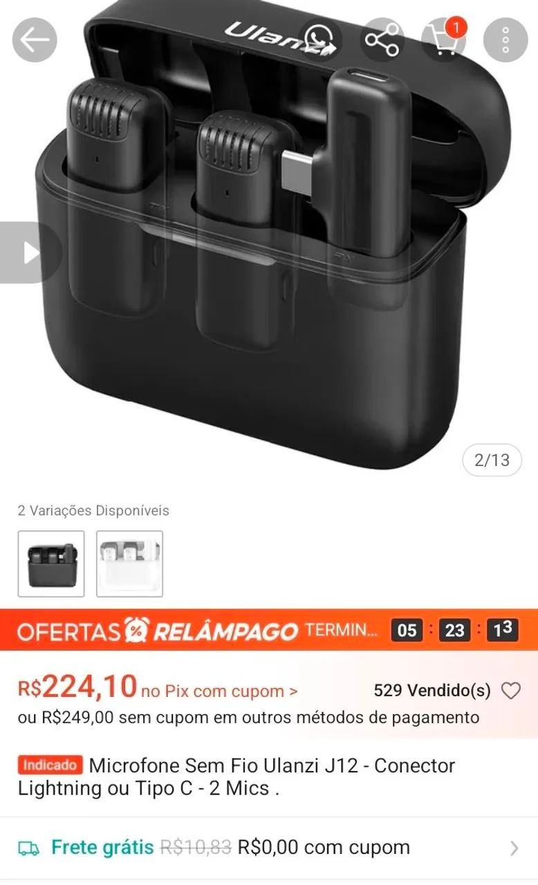 Microfone sem fio para iPhone  - Foto 2