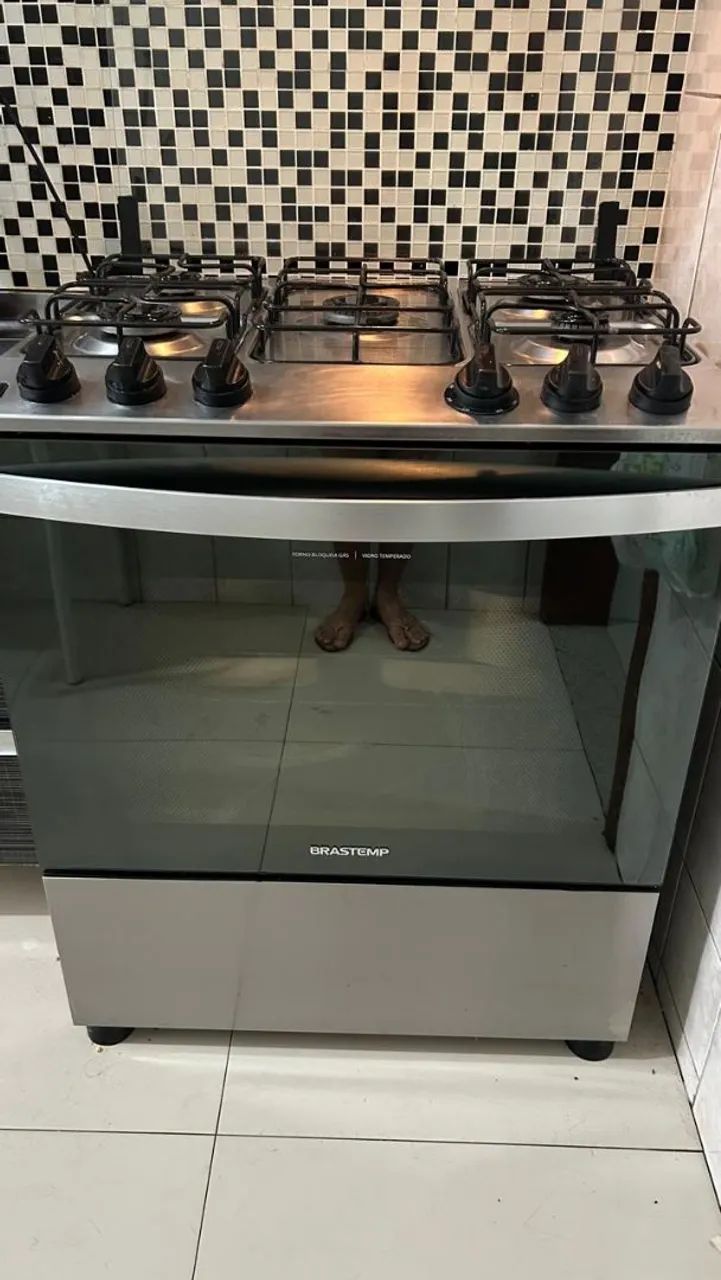 Fogão  BRASTEMP 5 bocas
