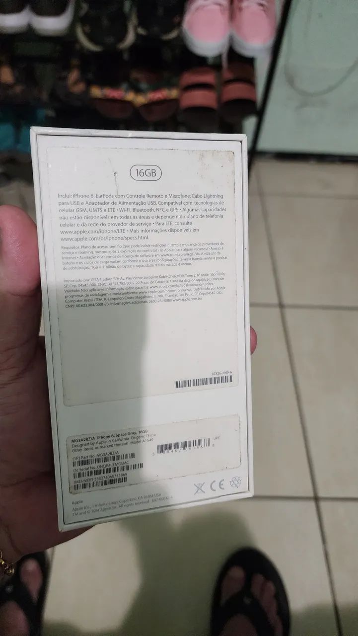 Caixa Original IPhone 6 - Foto 2