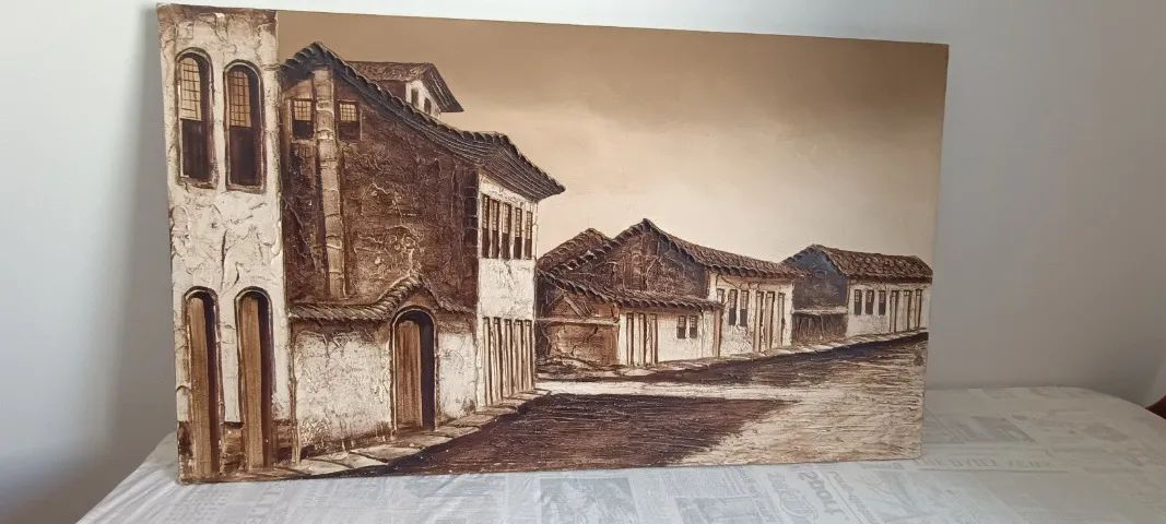Quadro - Casas Antigas 