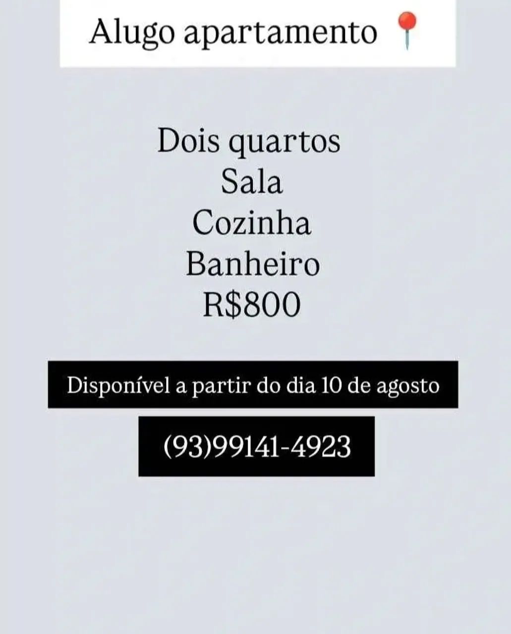 Alugo apartamento 