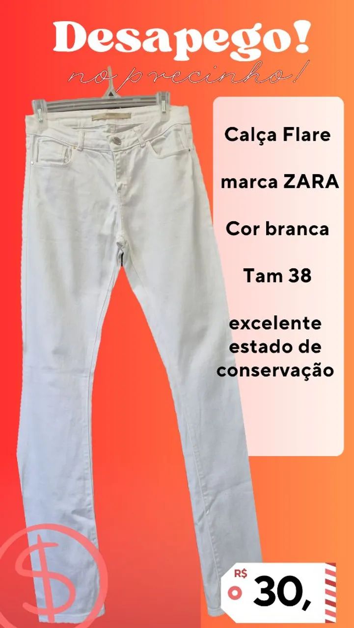 Calça Flare ZARA