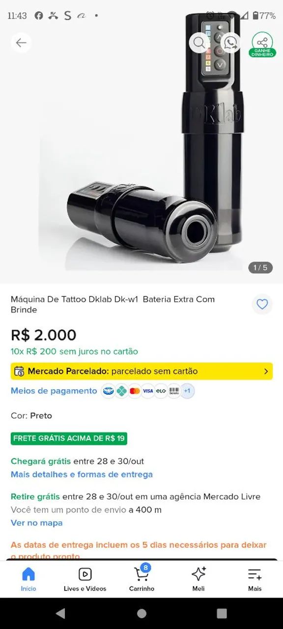 máquina de tatuagem  - Foto 4