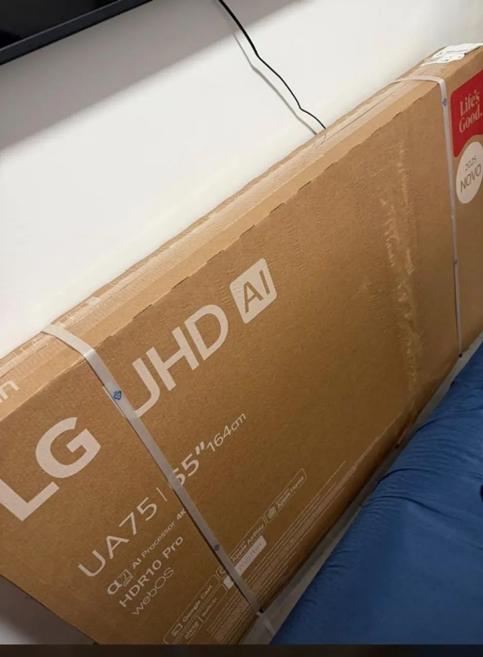 Tv LG 75 polegadas lacrada não vendo pela Olx pay só pessoalmente.