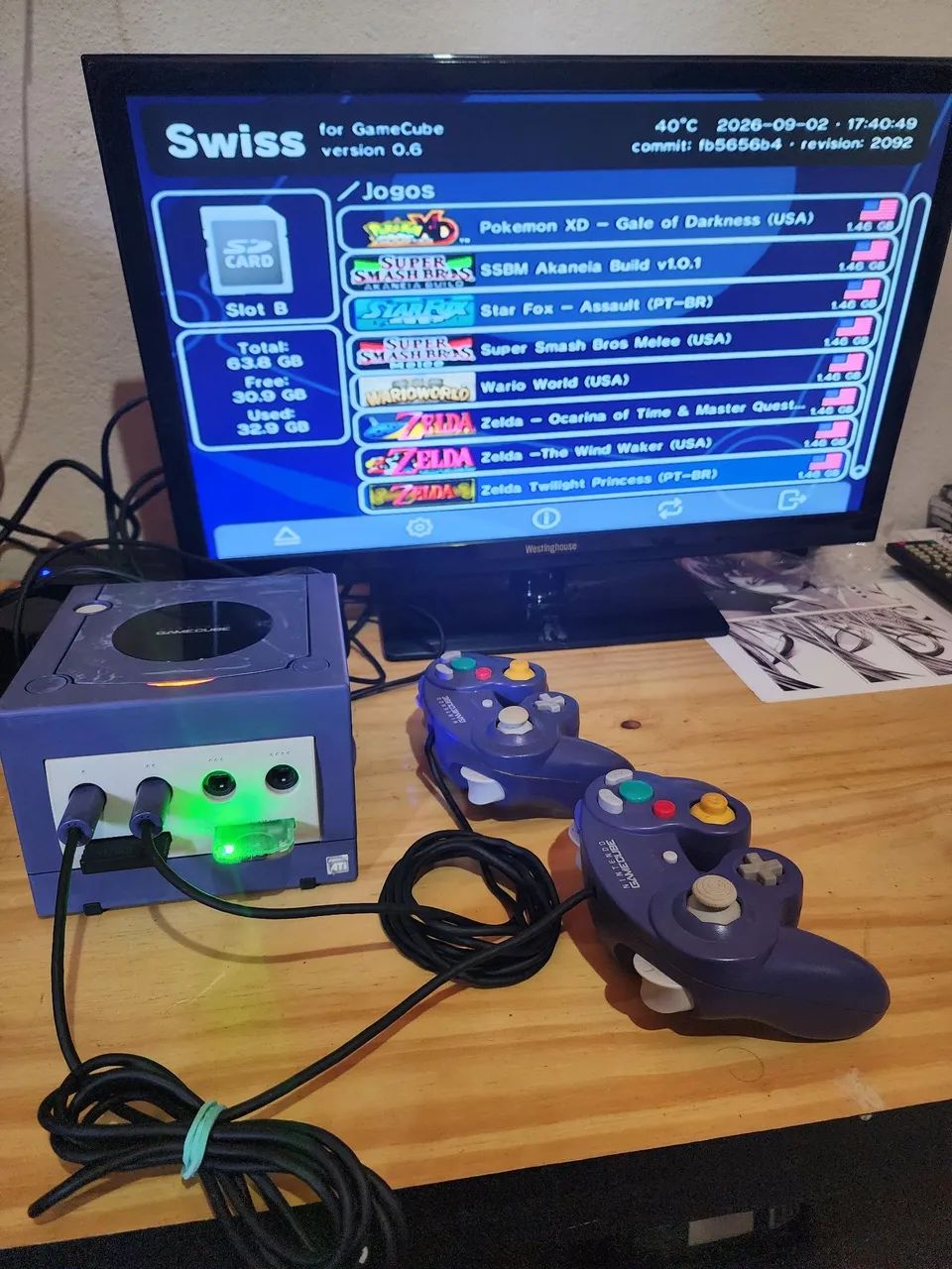 Gamecube desbloqueado.