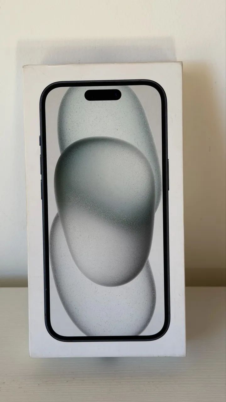Caixa vazia iPhone 15 preto - Foto 4