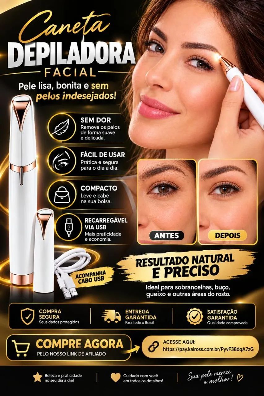 Caneta depiladora 