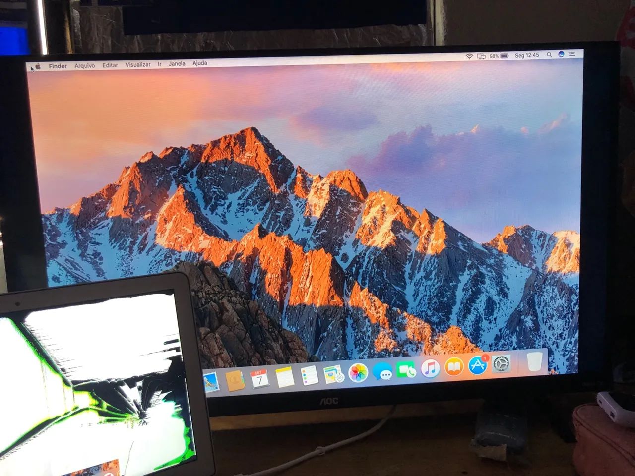 MacBook Air A1369 2010- SSD 256GB/4GB memória (tela quebrada) funcionando normalmente - Foto 2