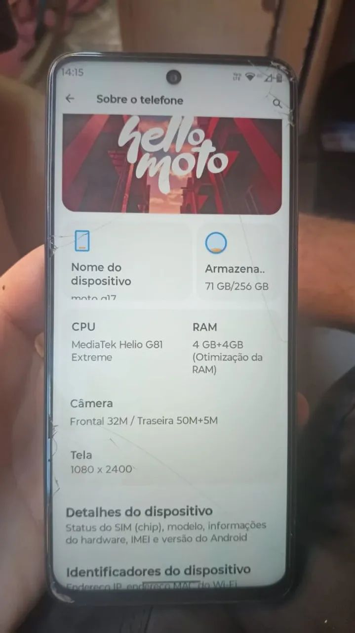 Vendo moto G17 256g 8gram - Foto 5