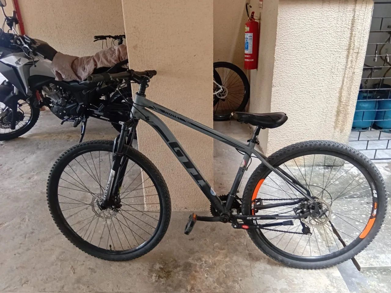 Bicicleta GTI Cinza/preta  - Foto 4