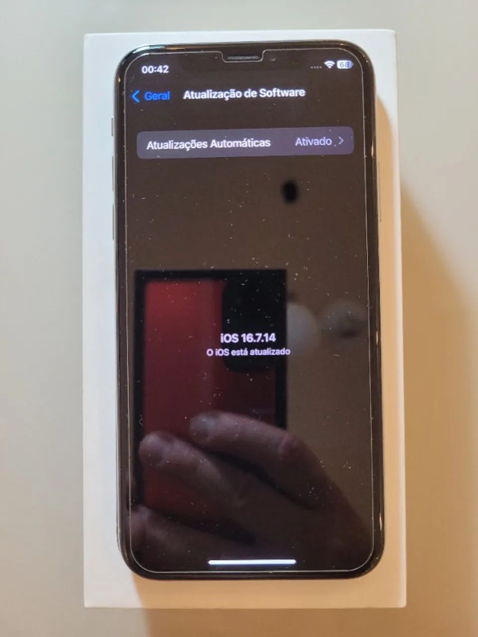 APPLE IPHONE X 64GB SILVER / BRANCO IMPECÁVEL NF - Celulares e