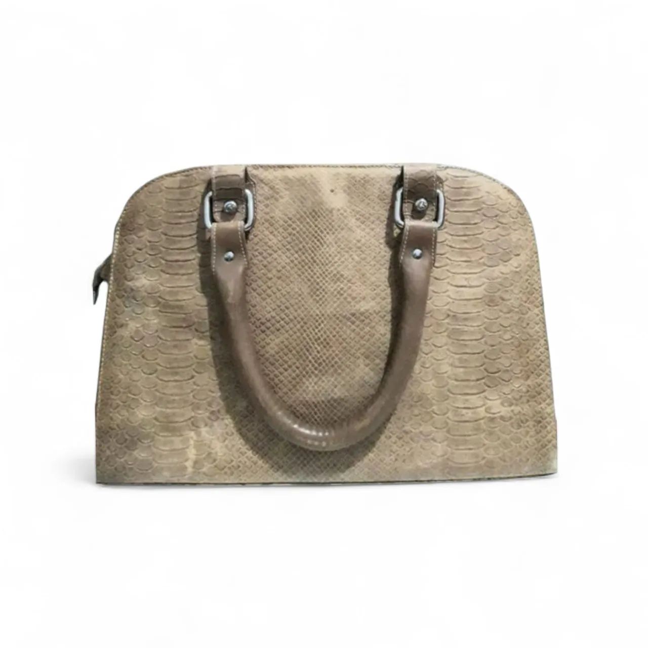 Bolsa Carmen Steffens couro legítimo croco - Foto 4