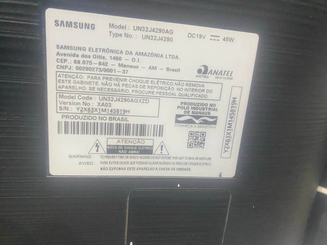 Tv Samsung smart 32 polegadas UN32J4290AG - Foto 3