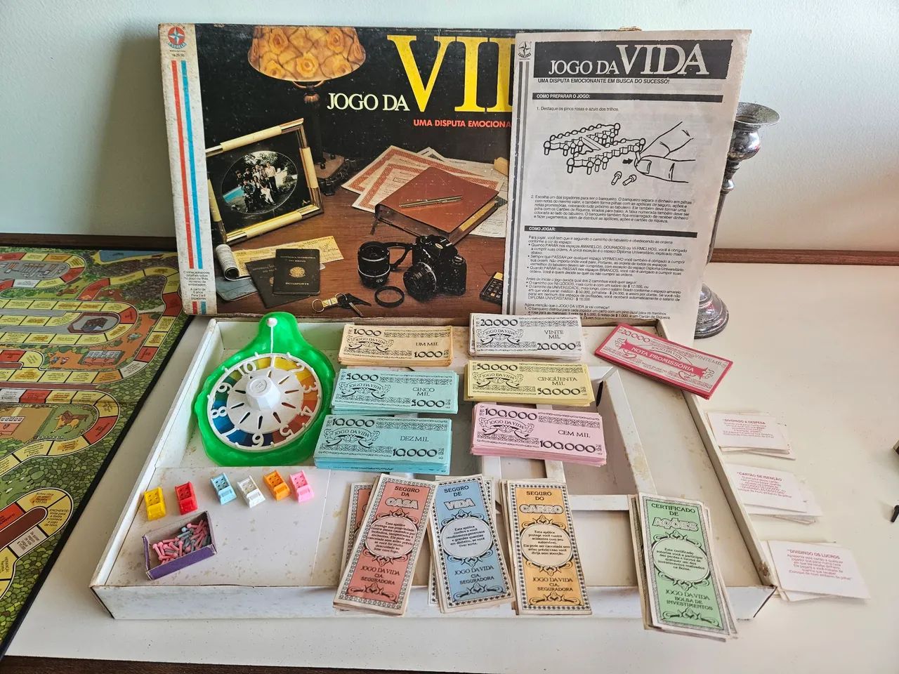 "Jogo da Vida" vintage original de tabuleiro!! - Foto 4