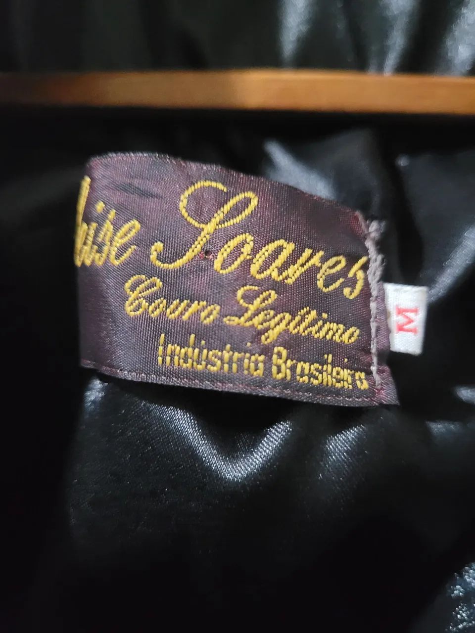 Jaqueta  Preta de Couro Legítimo  - Foto 3