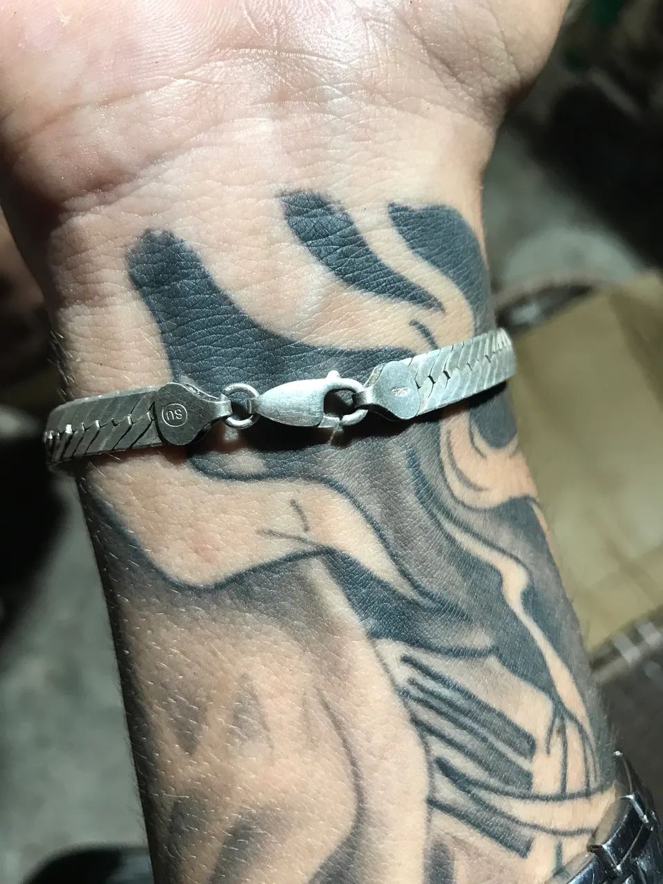 Pulseira de prata  - Foto 3