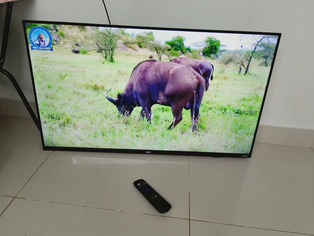 Smart TV 43 polegadas AOC usada - Foto 2
